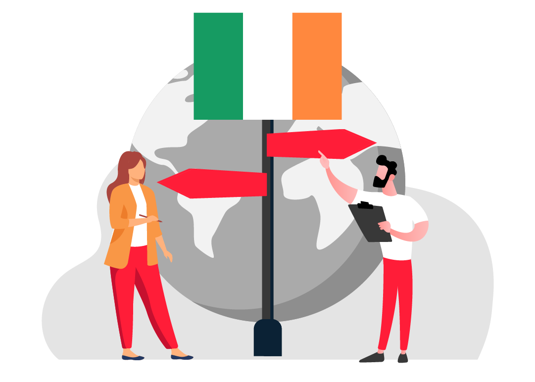 SEO w Irlandii grafika Vilaro