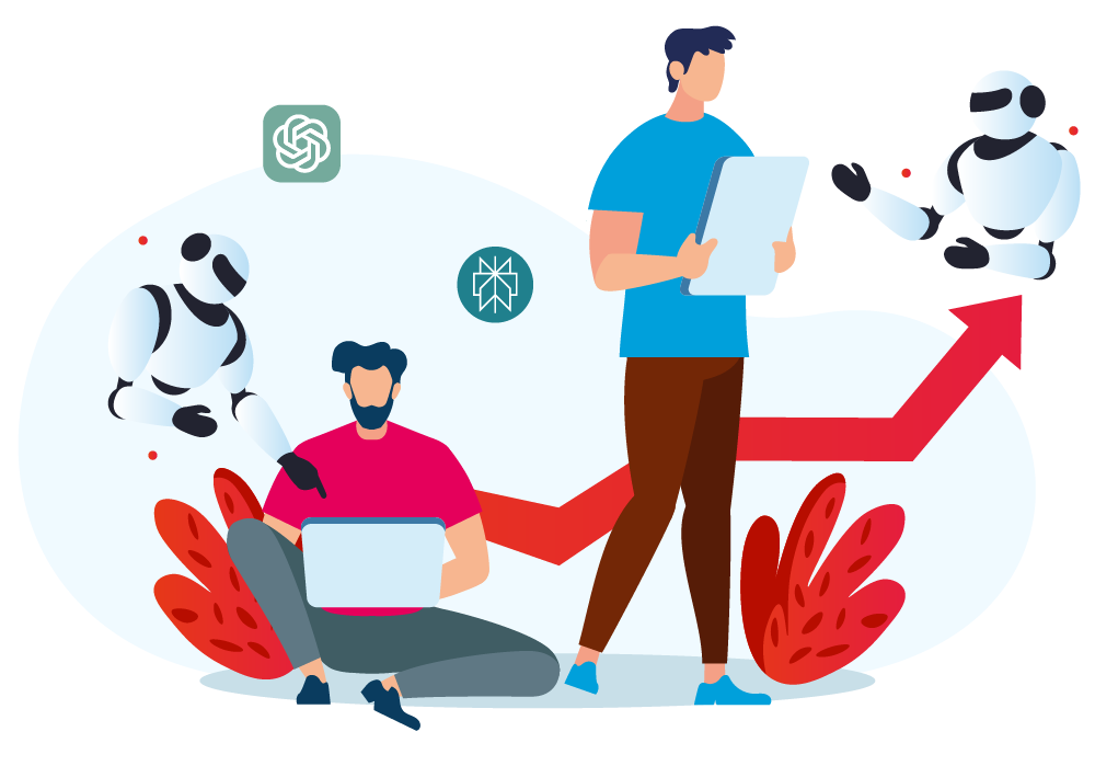 AI SEO grafika Vilaro